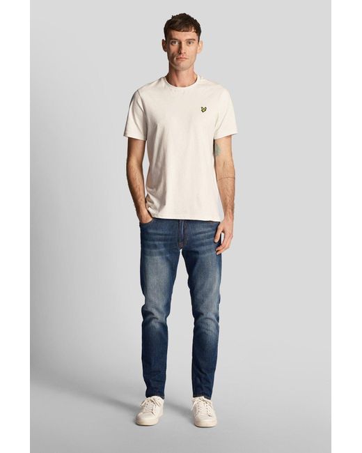Lyle & Scott Blue Tapered Denim for men