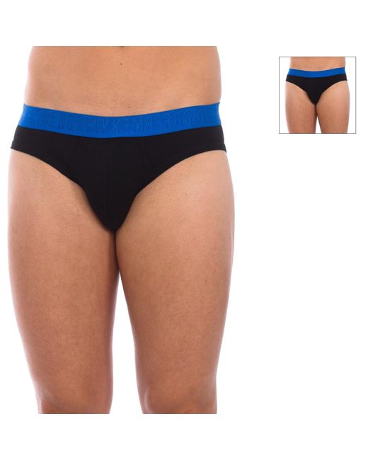 Bikkembergs Blue Pack-2 Fashion Slips Bicolor Bkk1Usp04Bi for men