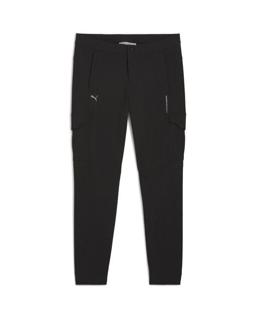 PUMA Black Pd Cargo Trousers for men