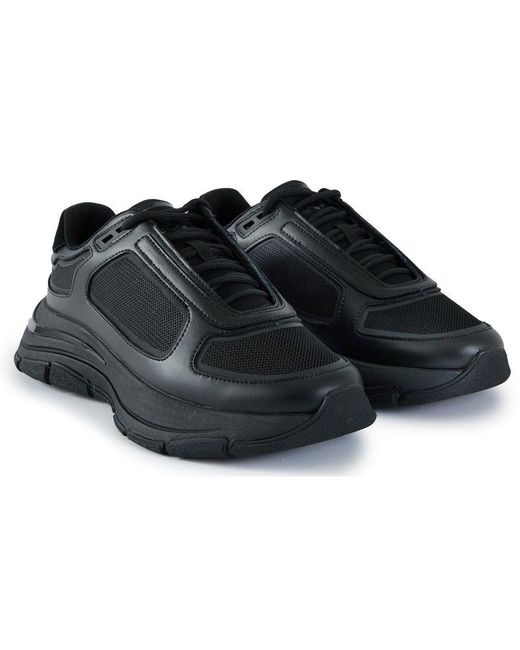 Mallet Black Alton Out Trainers Leather for men