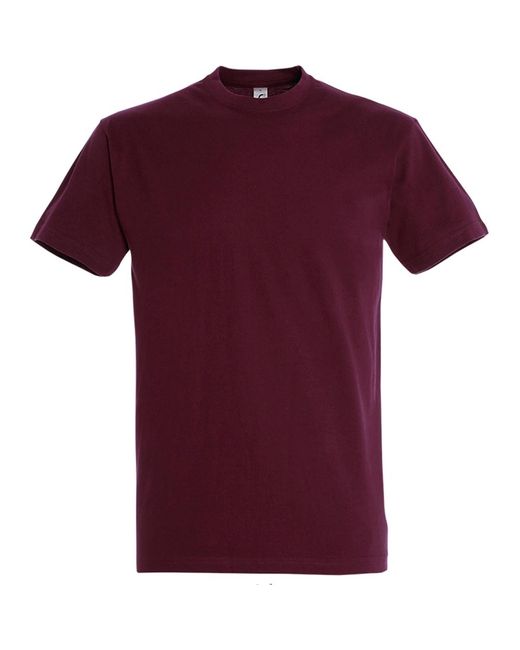 Sol's Red Imperial Heavyweight Short Sleeve T-Shirt Cotton for men