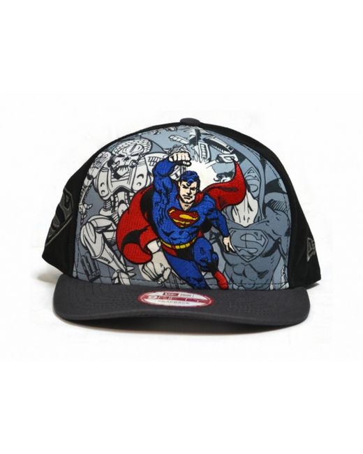 KTZ Blue Superman Hero Breakout Snapback Cap