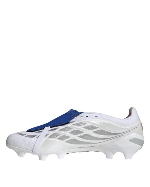 Adidas Blue Predator .3 Fg Lace-Up Sneakers for men