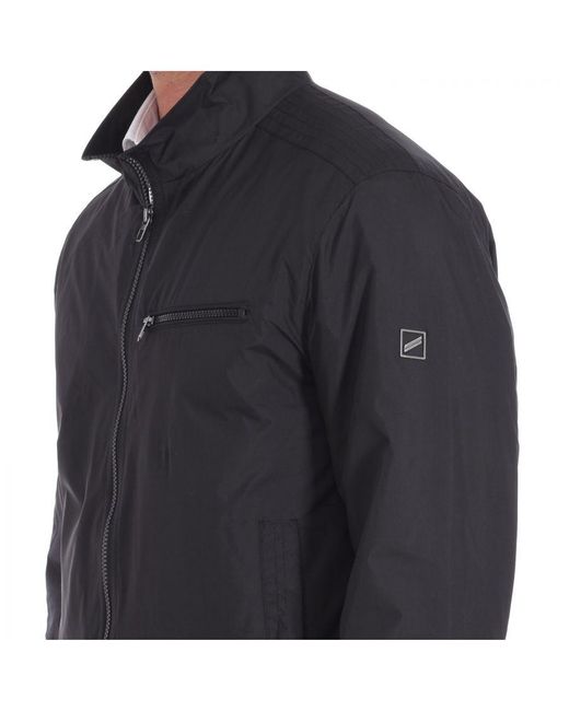 Daniel Hechter Blue Waterproof Jacket With Zipper Closure 171223-50186 for men