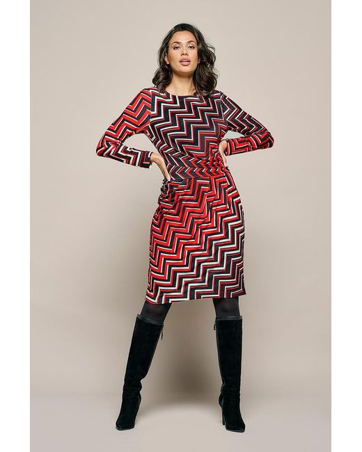 Mart Visser Red Eloise Print Kleid Multi