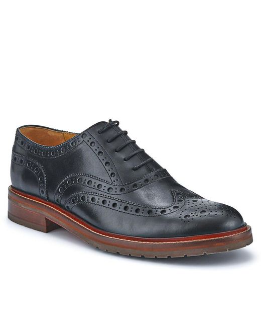Jones Bootmaker Blue Bertie Oxford Brogues for men