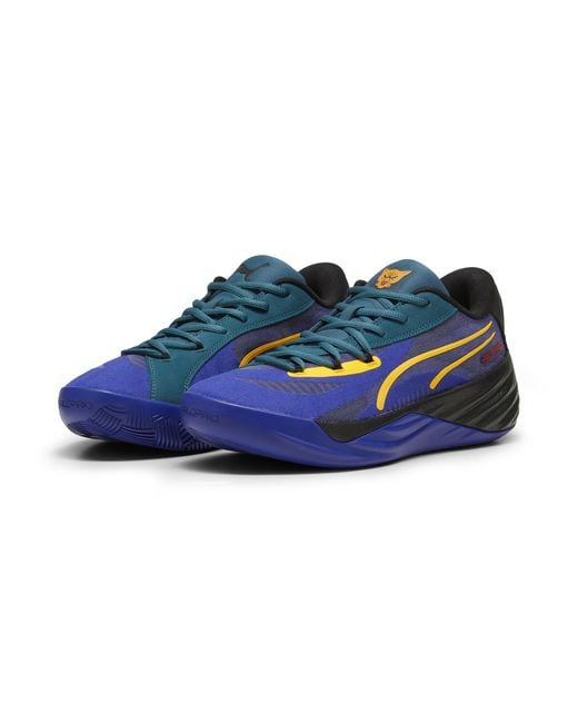 PUMA Blue All-Pro Nitro Crowd Craze Basketball Shoes