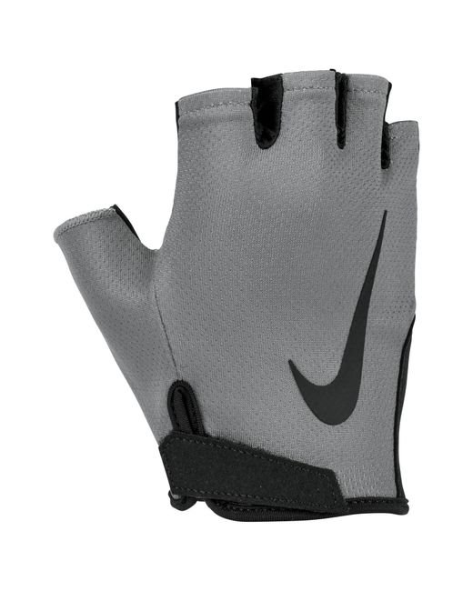 Nike Gray Gym Essential 2024 Fitness Fingerless Gloves for men