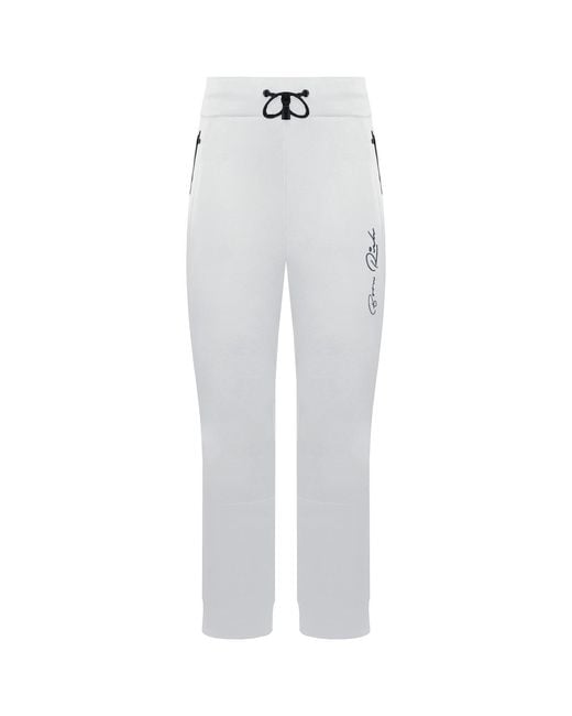 Born Rich White Agosto Mystic Track Pants for men