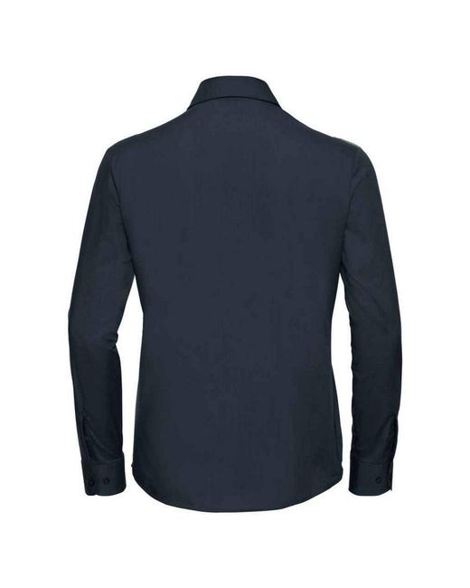 Russell Blue Collection /Ladies Poplin Easy-Care Long-Sleeved Formal Shirt (French)