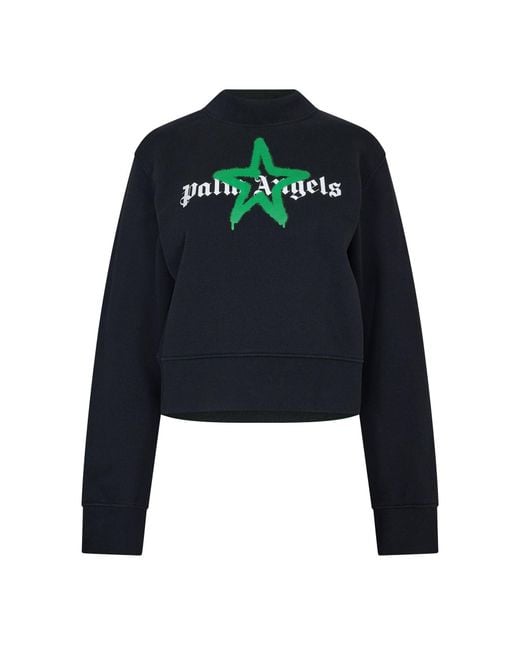 Palm Angels Blue Star Fit Crew