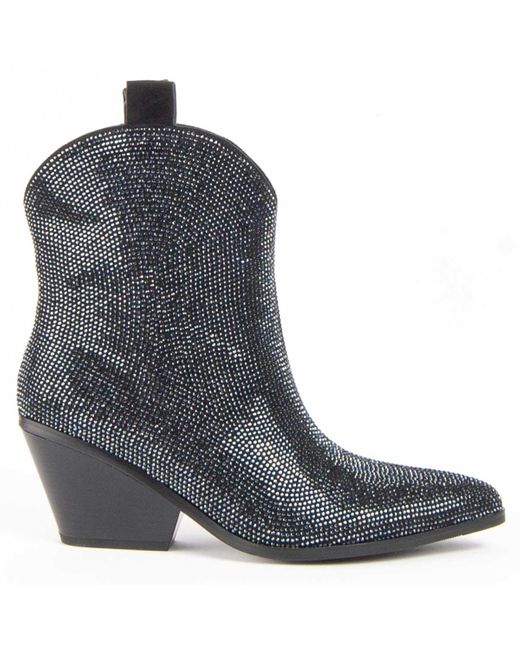 Montevita Laarzen Botirey9 Zwart in het Gray