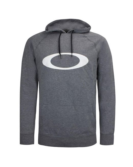 Oakley Gray Long Sleeve Pullover Graphic Logo Sarge Hoodie 472391Au 24G for men