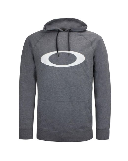 Oakley Gray Long Sleeve Pullover Graphic Logo Sarge Hoodie 472391Au 24G for men