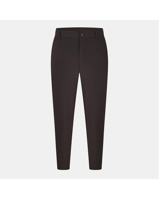 Boss Black Commuter Solid Patterned Tapered Chinos for men