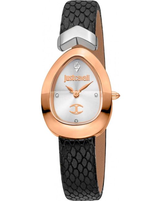Just Cavalli Metallic Jc1L321L0065 Ladies Signature Snake Watch