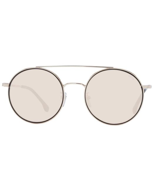 Lozza White Gold Metal Sunglasses