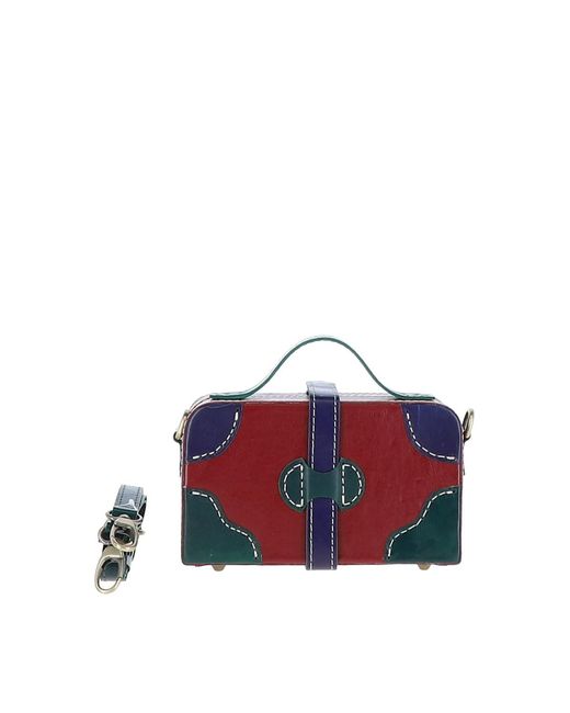 Ashwood Leather Red 'Adelaide' Shoulder Bag