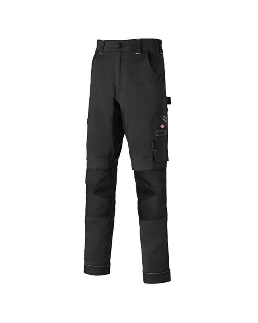 Dickies Black Universal Flex Knee Pad Workwear Trousers Cotton for men