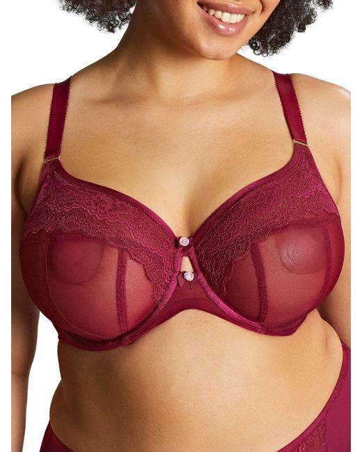 Panache Red Natalia Full Cup Bra