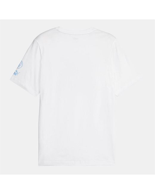 PUMA Blue City Fc Ftblcore Graphic T Shirt for men