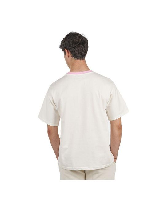 Superb White Behappy Sprbca-2204 Oversized Short Sleeve T-Shirt for men