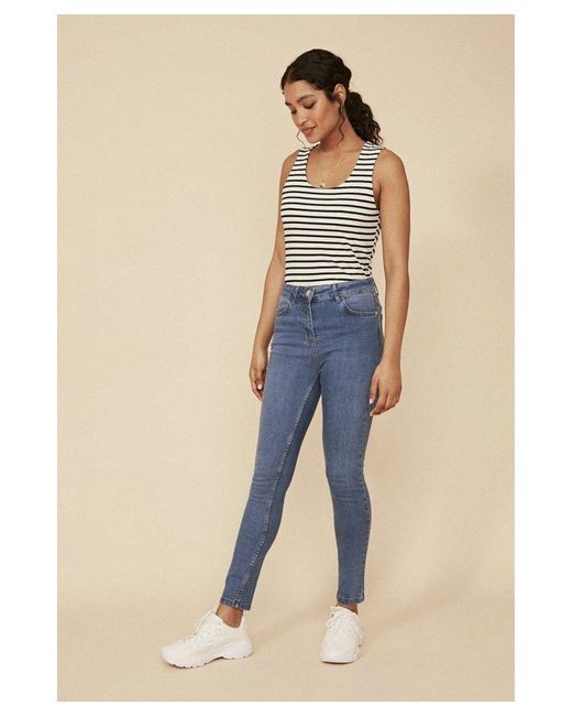 Oasis Blue Lily High Rise Skinny Jean