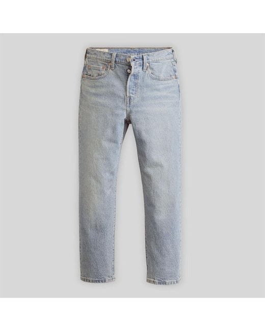 Levi's Gray Levi's Cropped Jeans