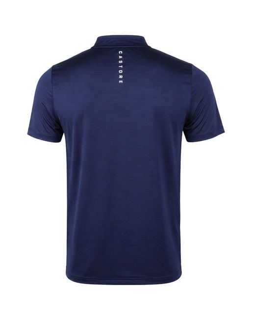 Castore Blue Pinnacle Varsity Polo Shirt for men