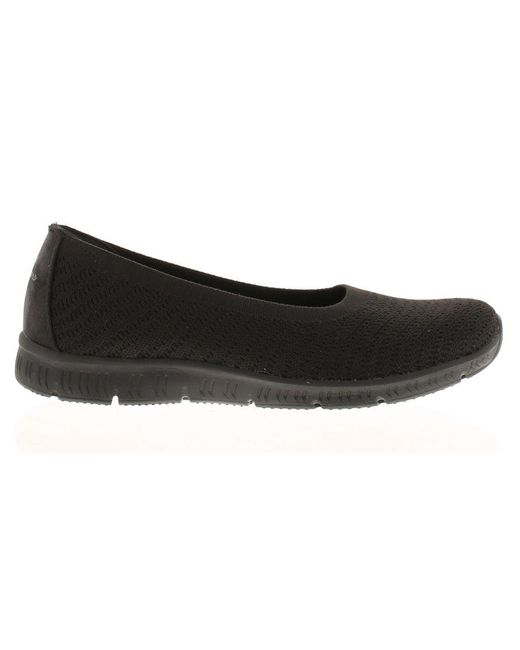 Skechers womens store black flats