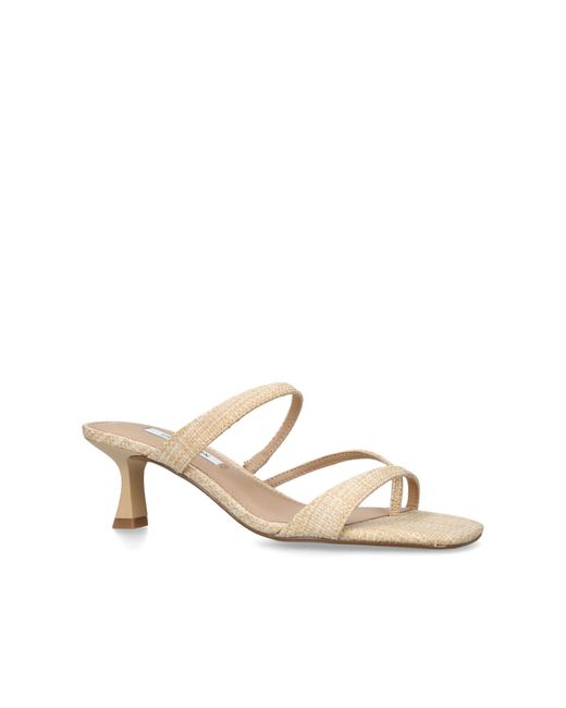 Steve Madden Metallic Ajay Raffia Sandals Fabric
