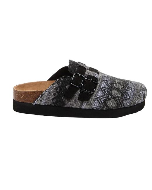 Rocket Dog Black Damen Mules "Abel Plus" Zickzack