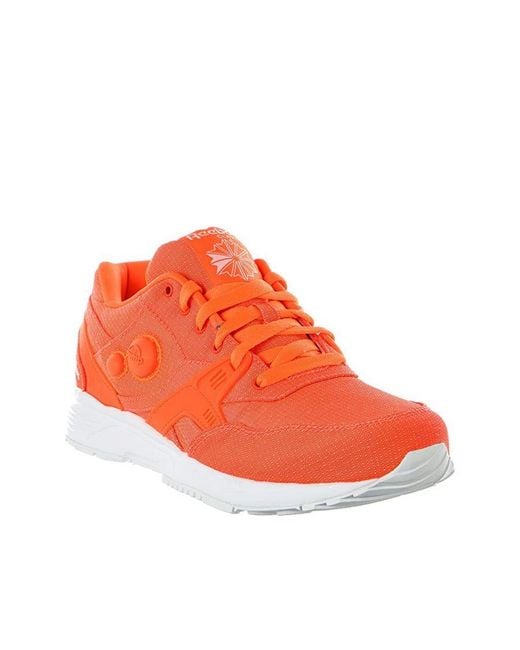 Reebok Red Pump Dual Tech Solar Lace-Up Synthetic Running Trainers M46324 for men