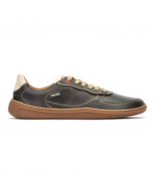 Pikolinos Brown Pine Leather Sneakers Trainer Barefoot Shoes