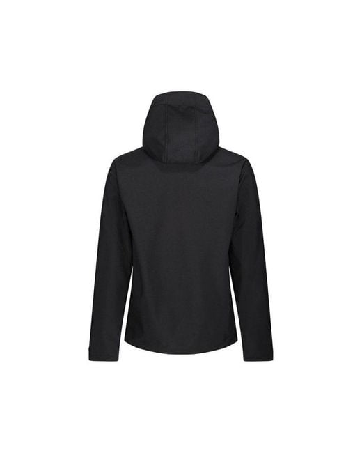 Regatta Black Venturer Three Layer Soft Shell Jacket for men