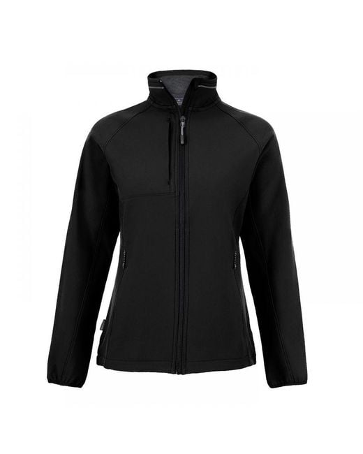 Plain black clearance soft shell jacket