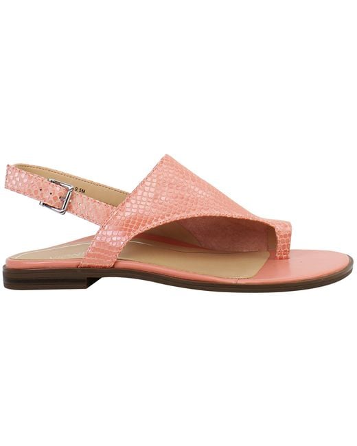 Vionic Pink Ella Sandals Leather