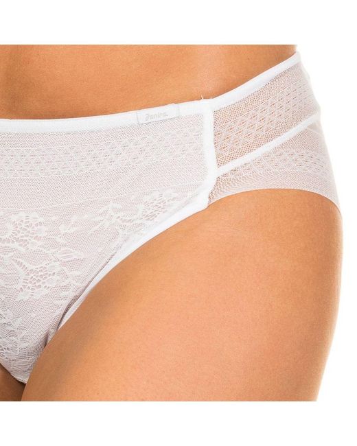 Janira White Magic Band Semi-Transparent Panties And Breathable Fabric Without Marks 1031609