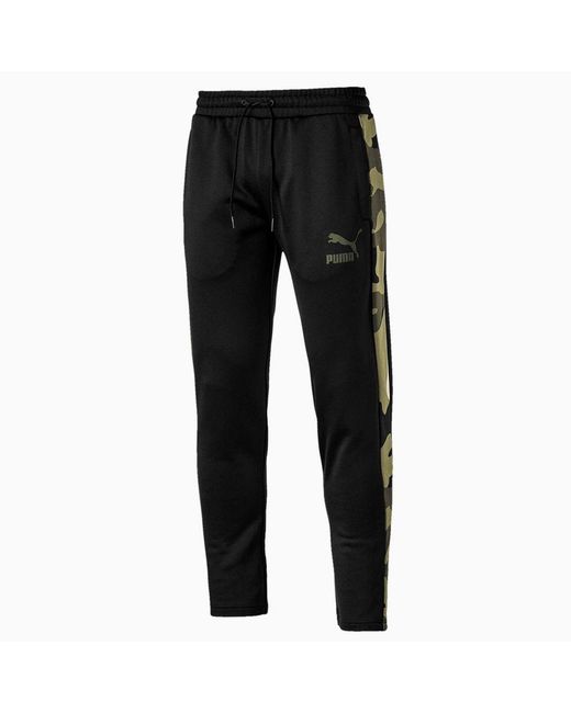 PUMA Black Wild Pack T7 Stretch Waist Bottoms Track Pants 578332 01 for men