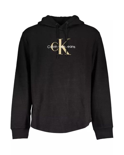 Calvin Klein Black Cotton Sweater for men