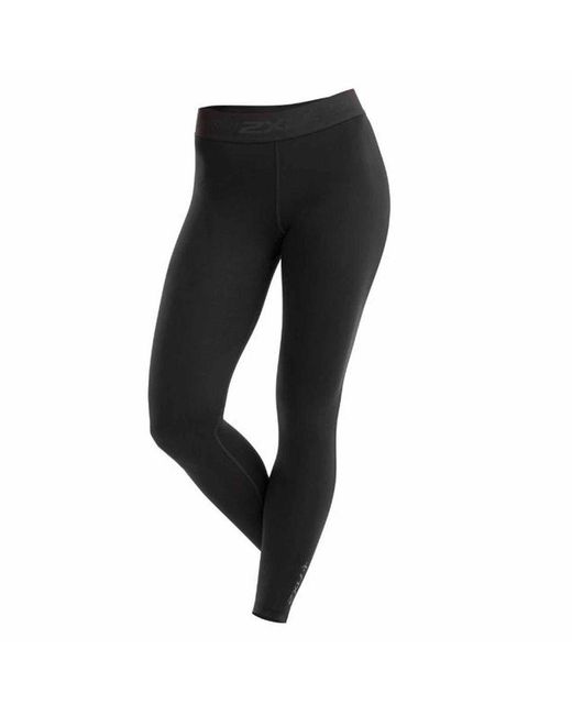 2xu Black Flight Compression Tights Nylon/Cotton