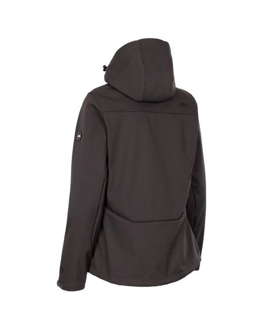 Trespass Black Ladies Neman Tp75 Soft Shell Jacket (Dark)