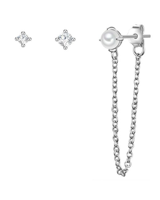 Glanzstücke München White Sterling Set (3 Earring)