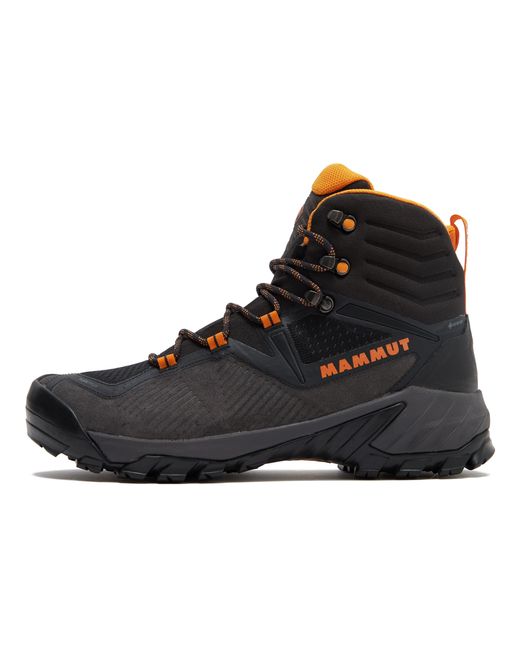 Mammut Black Sapuen Mid Gore-Tex Waterproof Walking Boots for men