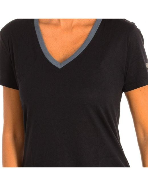 Zumba Black Sports T-Shirt With Sleeves Z1T00506