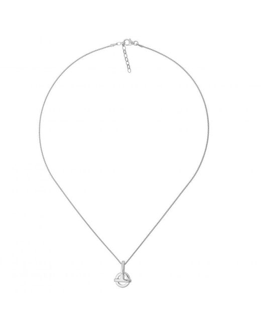 Orphelia Metallic 925 Sterling Chain With Pendant