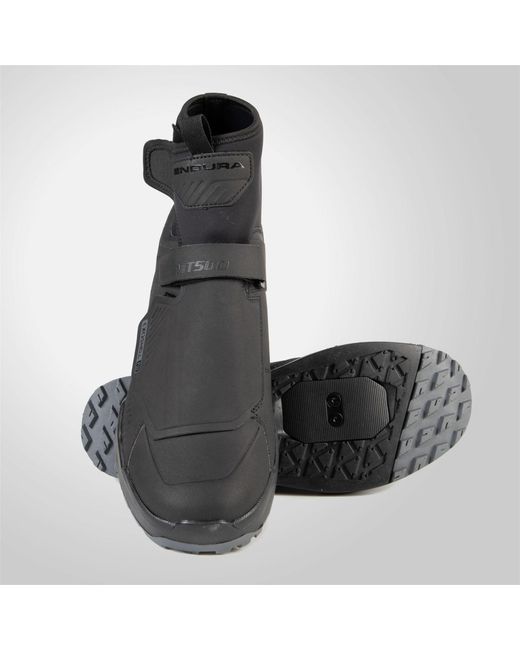 Endura Black Mt500 Burner Clipless Waterproof Shoes for men