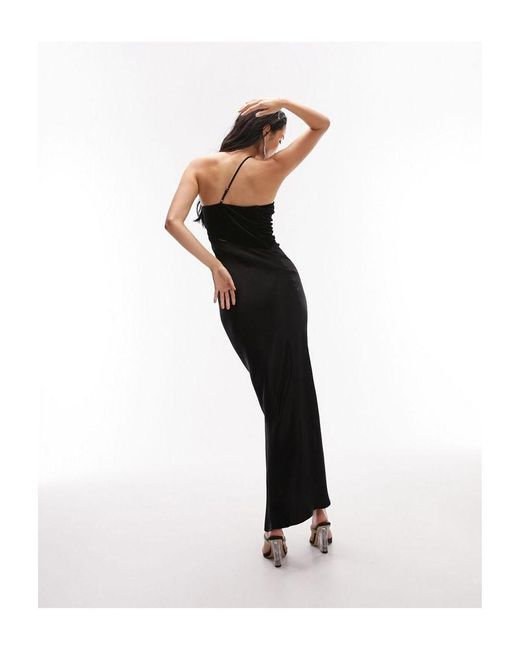 Topshop one shoulder dress store
