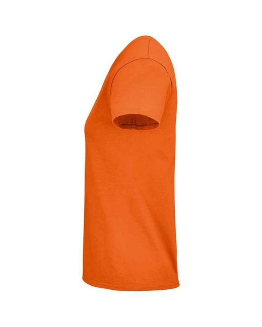 Sol's Orange Ladies Crusader Organic T-Shirt