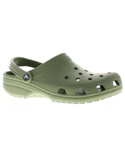CROCSTM Green Clog Sandals Beach Classic Slip On for men